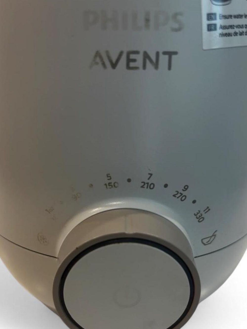 Philips Bottle Warmer Base in Light Gray